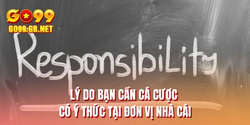 Lý do bạn cần cá cược có ý thức tại đơn vị nhà cái